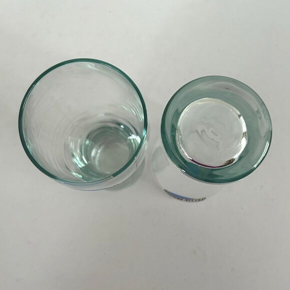 Blue Moon Pilsner Beer Glass Set of 2 Glasses 16 oz Barware Logo - Picture 4 of 6